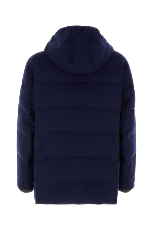Blue wool down jacket BRUNELLO CUCINELLI (MM4701823)