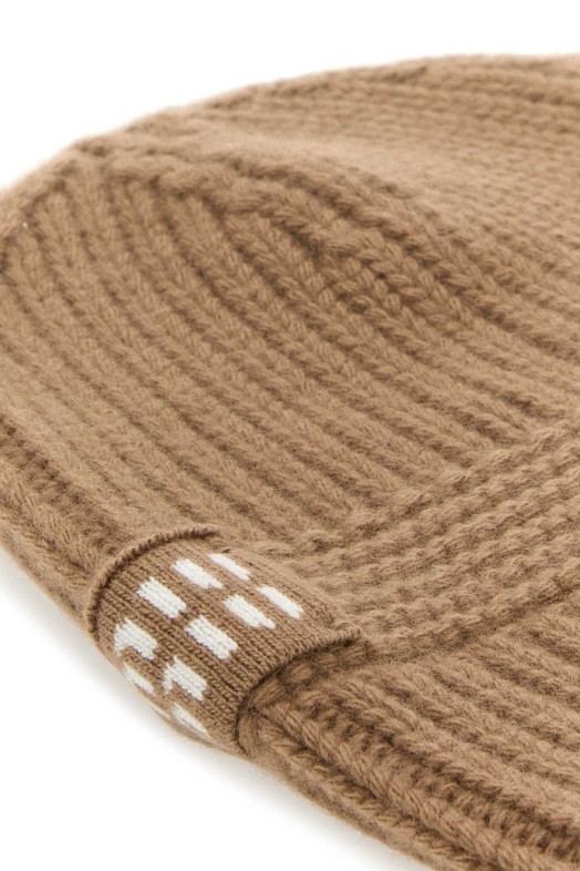 Biscuit stretch wool beanie hat MIU MIU (5HC3112F8S)