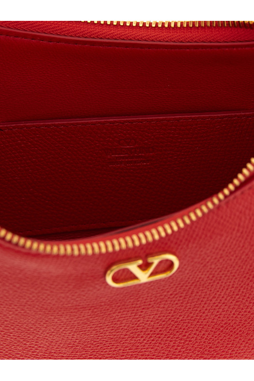 Valentino Garavani Vlogo мини-сумка через плечо Красная W2P0AK3SNPJU5