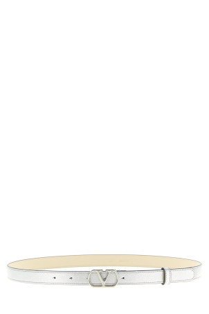 Ремень Valentino Garavani с пряжкой «VLogo» Серебристый W2T0SM7XUCS13