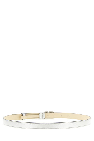 Ремень Valentino Garavani с пряжкой «VLogo» Серебристый W2T0SM7XUCS13