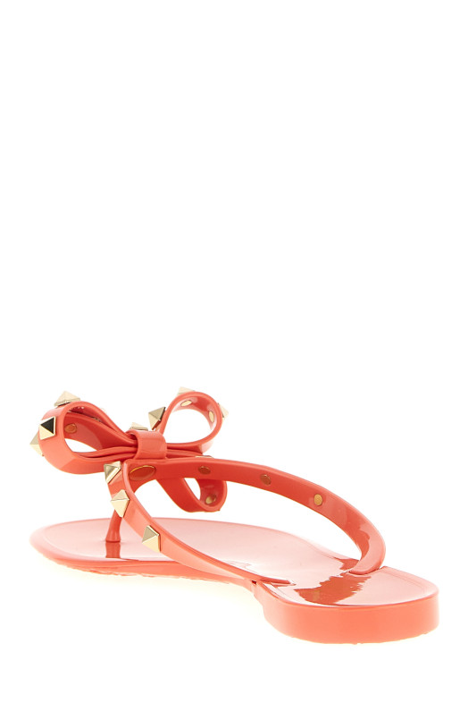 Valentino Garavani 'Rockstud' thong sandals Pink