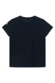 Logo embroidery t-shirt Blue