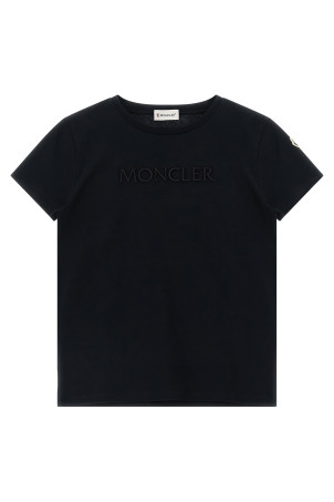 Logo embroidery t-shirt Black