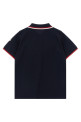 Tricolor polo shirt Blue