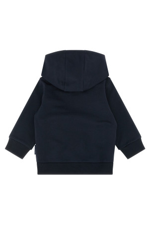 Толстовка с капюшоном и застежкой-молнией Синяя MONCLER ENFANT L19518G0000289AEB778