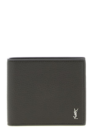 'East/West' wallet Brown