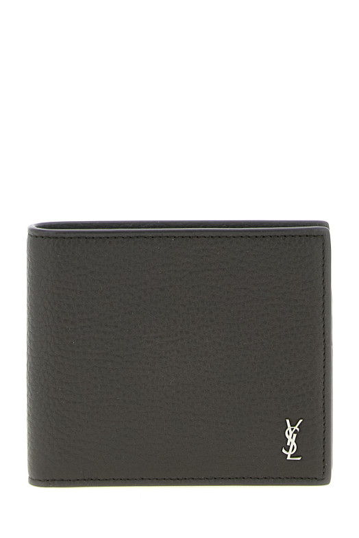 'East/West' wallet Brown