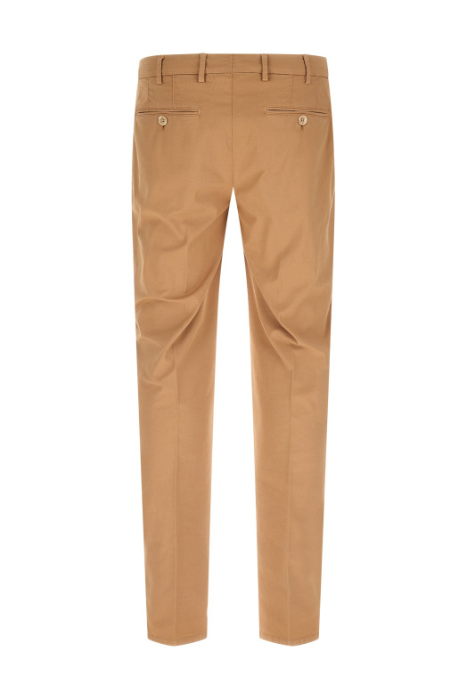 Брюки из американского хлопка Пима Бежевые BRUNELLO CUCINELLI M289LI1770C6036