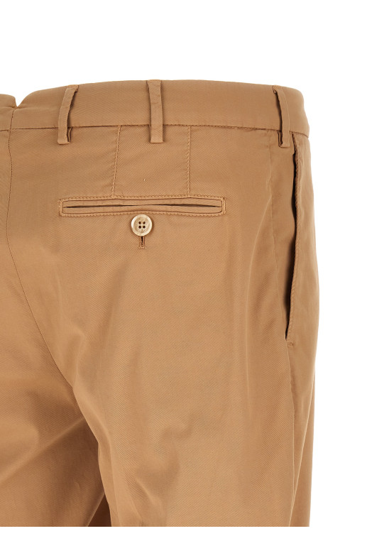 Брюки из американского хлопка Пима Бежевые BRUNELLO CUCINELLI M289LI1770C6036