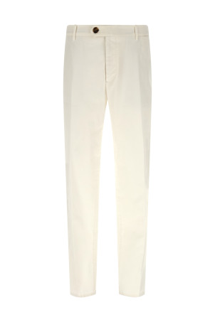 Брюки из американского хлопка Пима Белые BRUNELLO CUCINELLI M289LI1770C2200