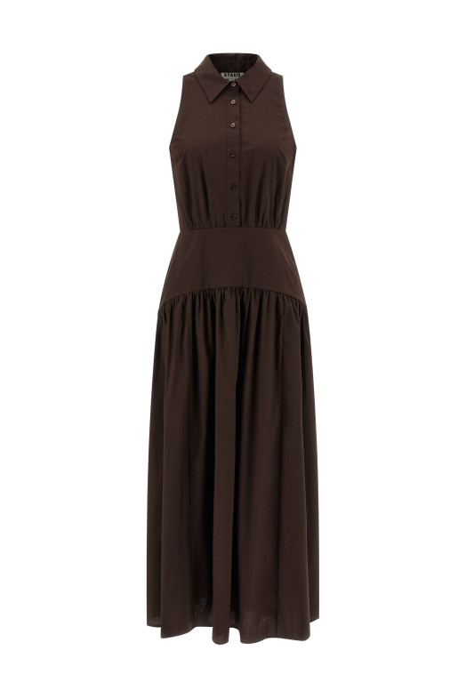'Romy' dress Brown