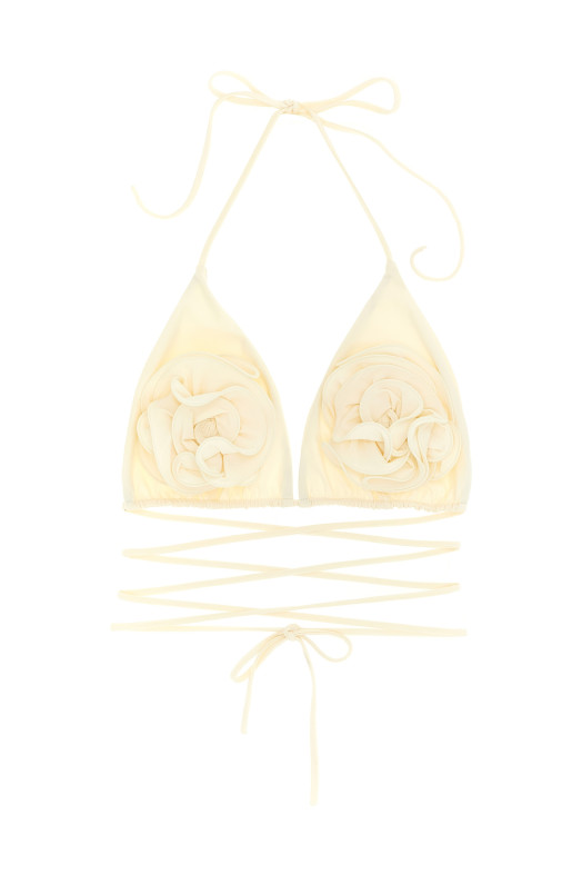 'RE22' bikini top White