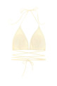 'RE22' bikini top White