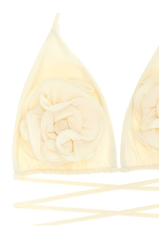 'RE22' bikini top White