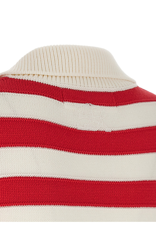 Вязаная крючком рубашка-поло Красная ERMANNO SCERVINO D485L332IFDA4806