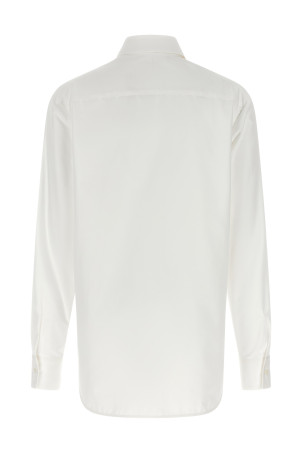 Рубашка из хлопка с вышивкой Белая ERMANNO SCERVINO D482K362RWGF10602