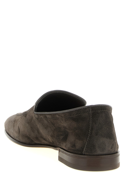 Мокасины «Penny Loafer» Серые MZUCAHG731C8391