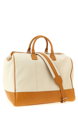 Кожаная сумка-дуфл Бежевая BRUNELLO CUCINELLI MBATBU431COK17