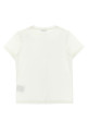 Футболка с логотипом, белая MONCLER ENFANT L19548C0001089AFV034