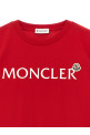 Футболка с логотипом, красная MONCLER ENFANT L19548C0001089AFV455