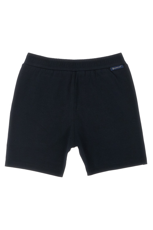 Футболка + бермуды с логотипом Черно-серый MONCLER ENFANT L19518M0000989AUM002