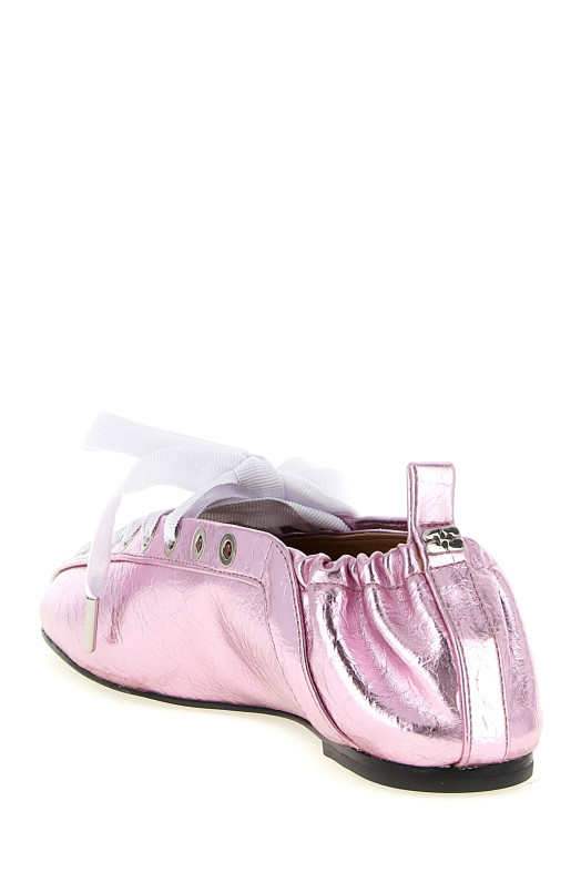 Балетки «Lace-Up» Розовые B102004105C