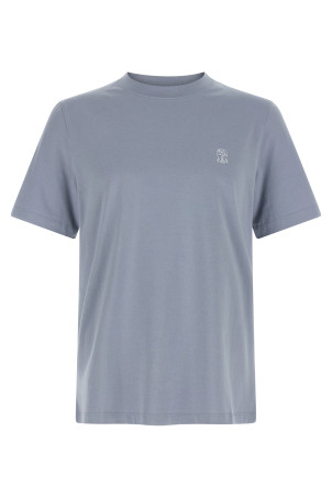 Logo print T-shirt BLUE