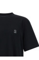 Logo print T-shirt Black