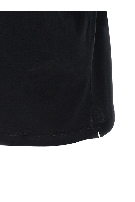 Logo print T-shirt Black