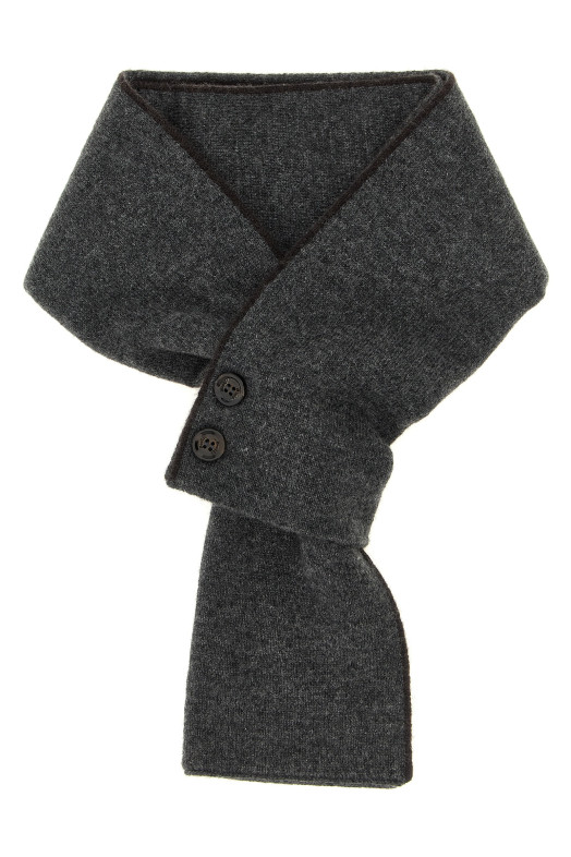 Кашемировый шарф Серый MOORER MOUSC100002U0868