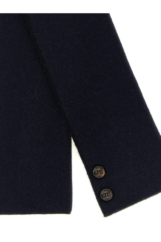 Кашемировый шарф Синий MOORER MOUSC100002V2447