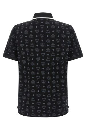 Пресс-поло черного цвета MCM MHTGSMM03BK