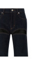 'Denim Pants With Cuts On Front' jeans Blue