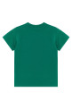 Футболка с логотипом Зеленая MONCLER ENFANT L19518C0000489AUM853