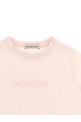 Logo embroidery t-shirt Pink