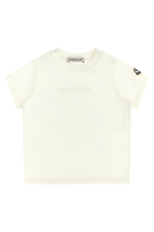 Logo embroidery t-shirt White