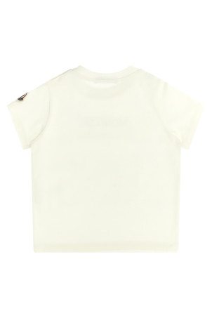 Logo embroidery t-shirt White