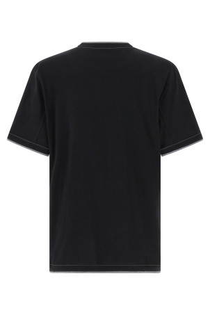 Double layer t-shirt Black