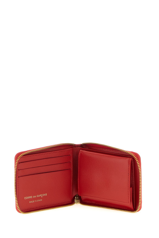 Кошелек с принтом в горошек, красный COMME DES GARÇONS SA7100PDRED