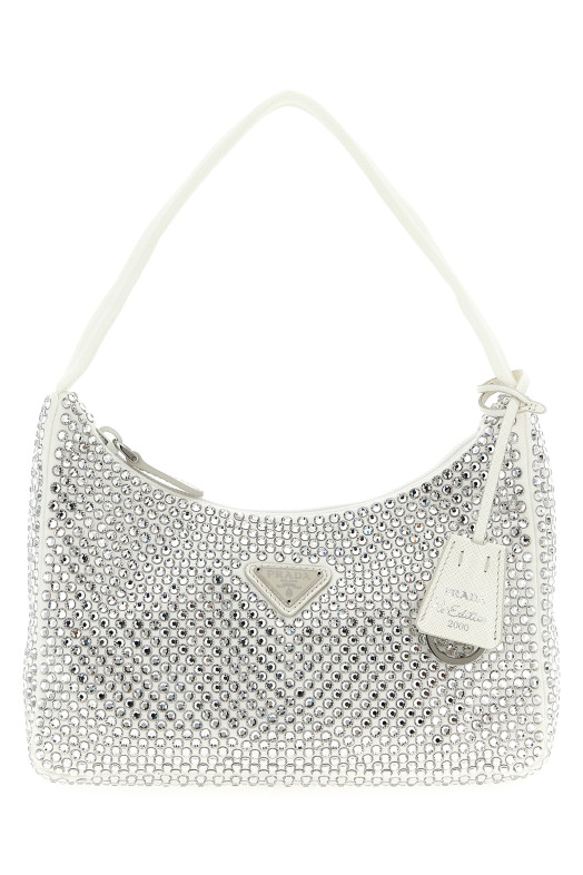 'Prada Re-Edition' shoulder bag White