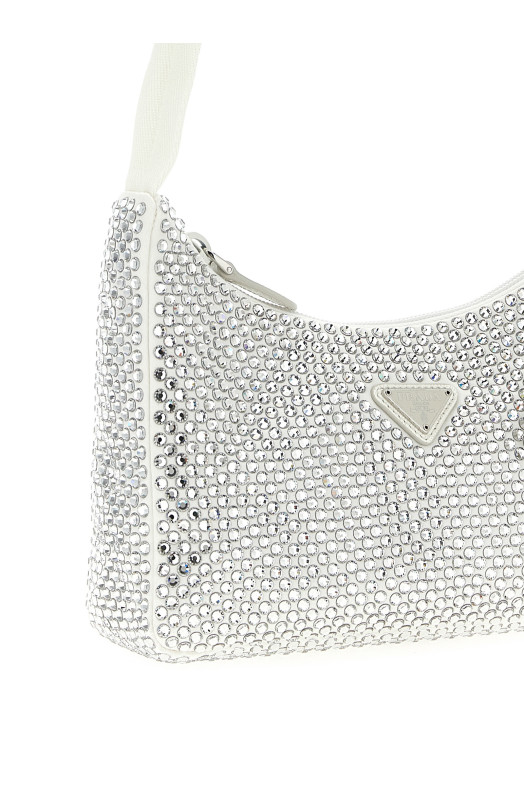 'Prada Re-Edition' shoulder bag White