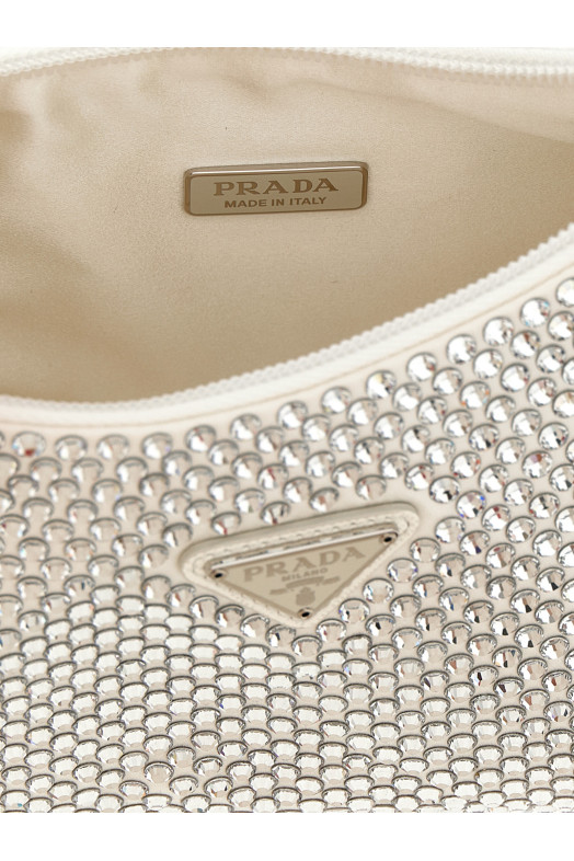 'Prada Re-Edition' shoulder bag White