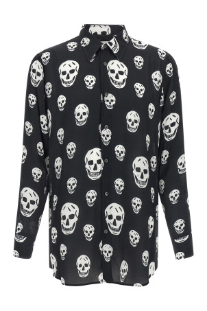 Рубашка «Череп» Черно-серая 847303QRACU1058