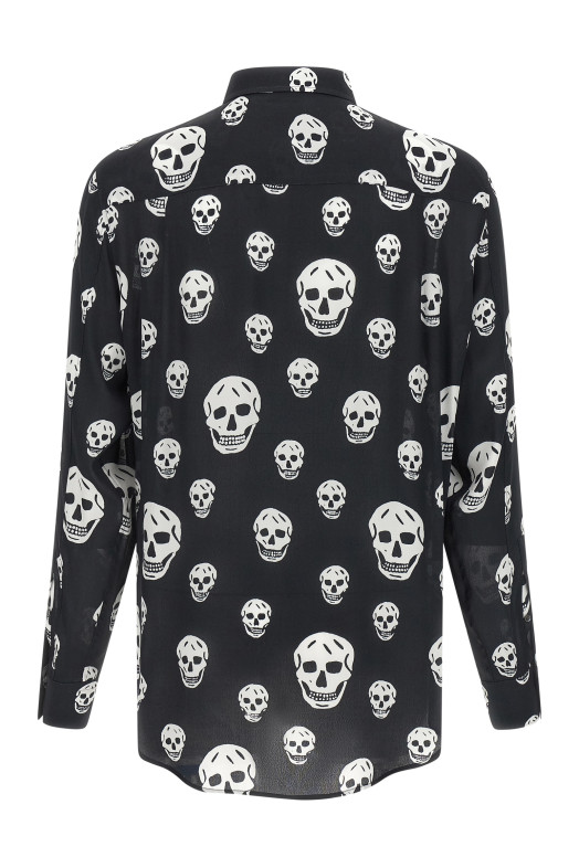 Рубашка «Череп» Черно-серая 847303QRACU1058