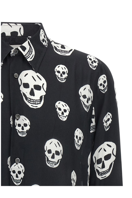 Рубашка «Череп» Черно-серая 847303QRACU1058