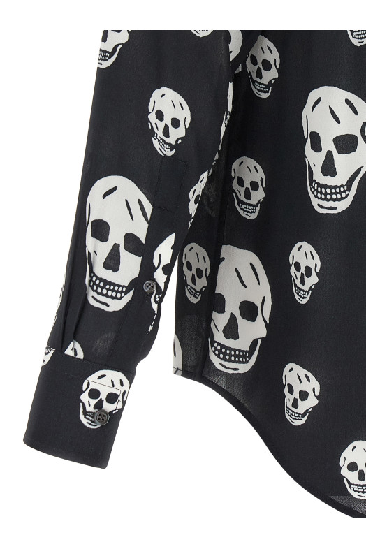 Рубашка «Череп» Черно-серая 847303QRACU1058