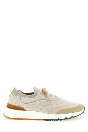 'Runners' sneakers Beige