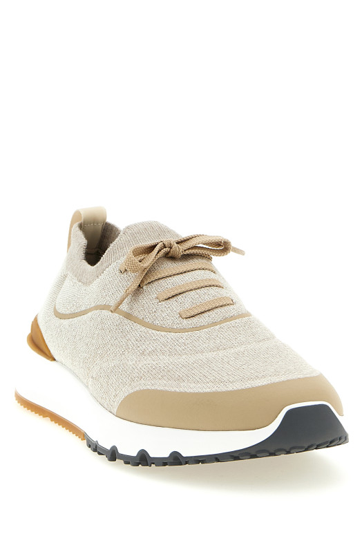 'Runners' sneakers Beige