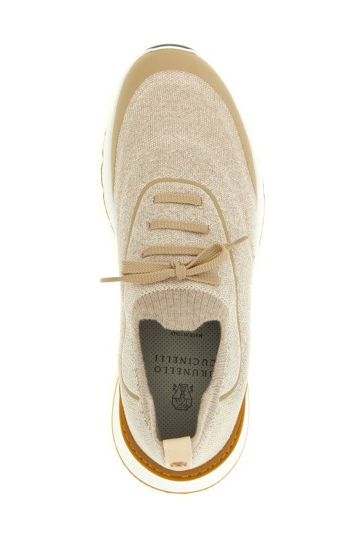 'Runners' sneakers Beige